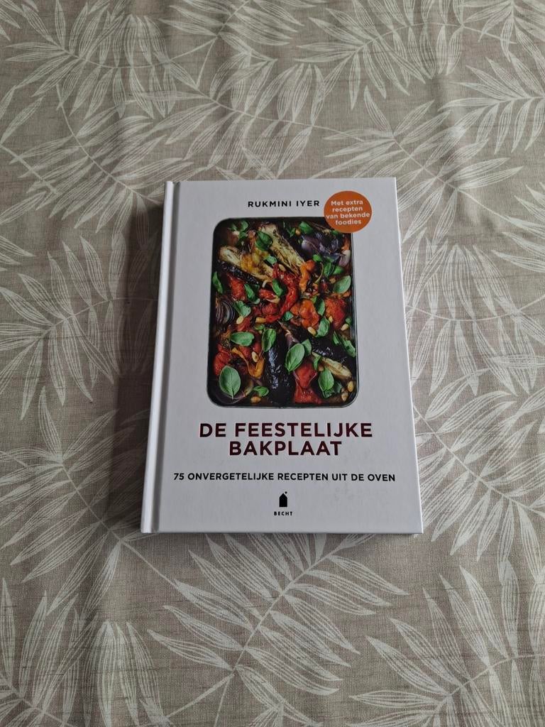 Receptenboek "de feestelijke bakplaat". 75 receptenboek, Livres, Livres de cuisine, Neuf, Plat principal, Rukmini Iyer, Enlèvement