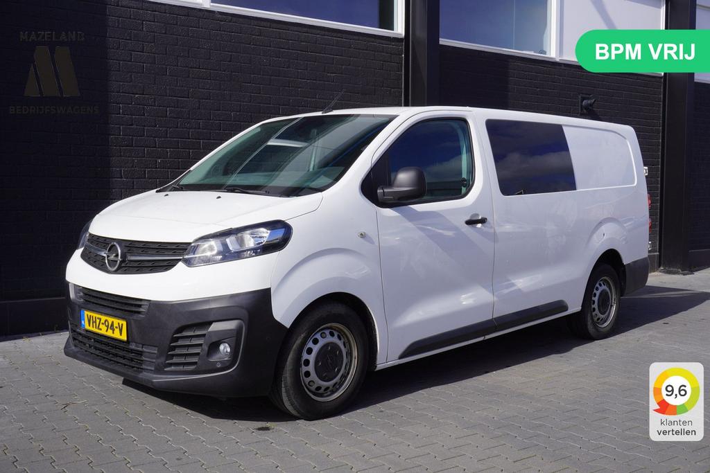 Opel Vivaro 2.0 CDTI L3 Automaat Dubbele Cabine EURO 6 - Air, Auto's, Parkeersensor, Wit, Bedrijf, 200 g/km