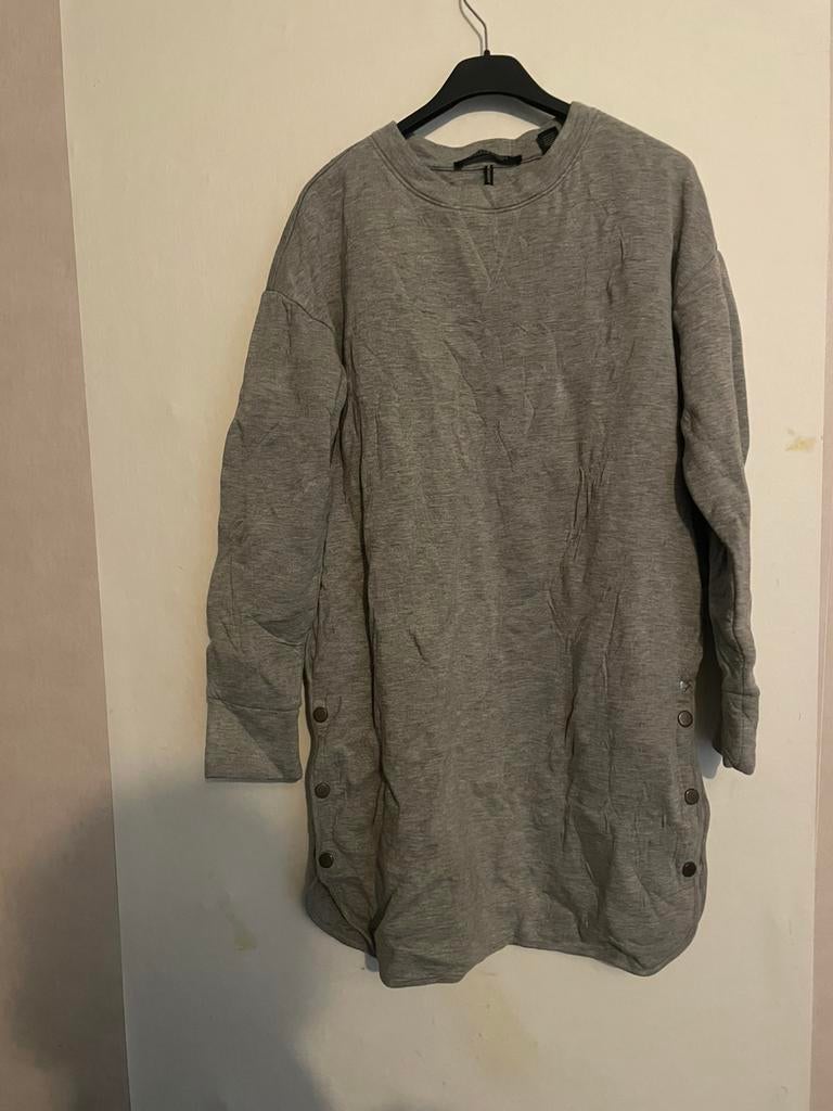 Lange trui, Ophalen, Gedragen, Maat 36 (S), Grijs