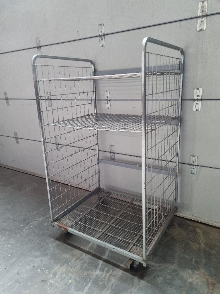 transportkar voor in atelier of magazijn., Bricolage & Construction, Chariots de transport, Enlèvement, Utilisé, Chariot de transport