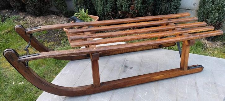 Traîneau à vendre - 100 cm., Enfants & Bébés, Jouets | Extérieur | Traîneaux, Utilisé, Bois, Enlèvement