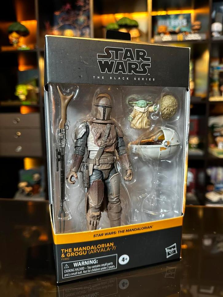Star Wars Black-serie Mandalorian & Grogu Arvala-7, Verzamelen, Star Wars, Zo goed als nieuw, Actiefiguurtje, Ophalen of Verzenden