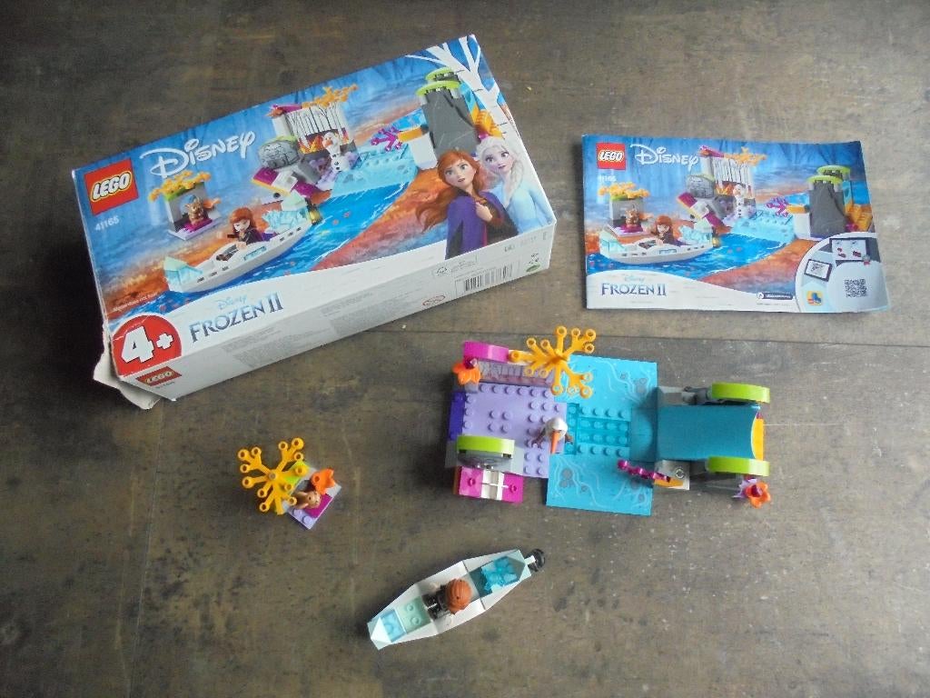 Lego Frozen II Anna's Canoe Expedition Set (zie foto's), Enlèvement ou Envoi, Lego, Ensemble complet, Utilisé
