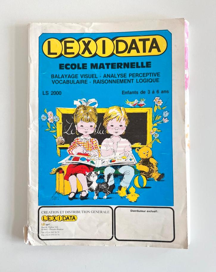 Livret complémentaire Lexidata École maternelle de 3 à 6 ans, Kinderen en Baby's, Speelgoed | Educatief en Creatief, Gebruikt
