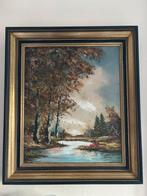 authentiek schilderij Belgische kunstenares, Enlèvement