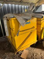 Rolcontainer met hijshaken en openklapbare bodem beneden, Enlèvement