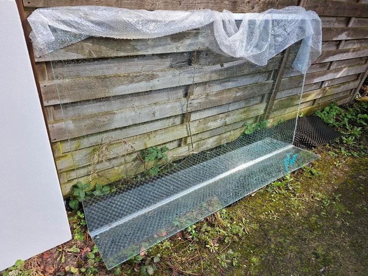 Douchescherm met bevestigingen, Huis en Inrichting, Badkamer | Complete badkamers, Gebruikt, Ophalen