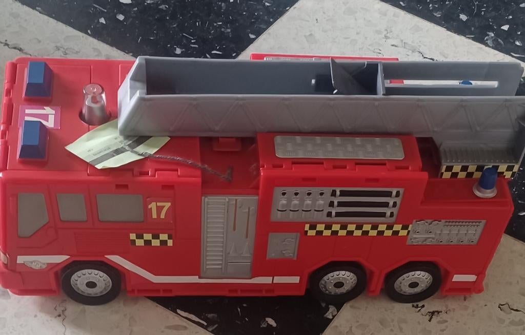 Brandweerwagen uitklapbaar, Kinderen en Baby's, Speelgoed |Speelgoedvoertuigen, Ophalen