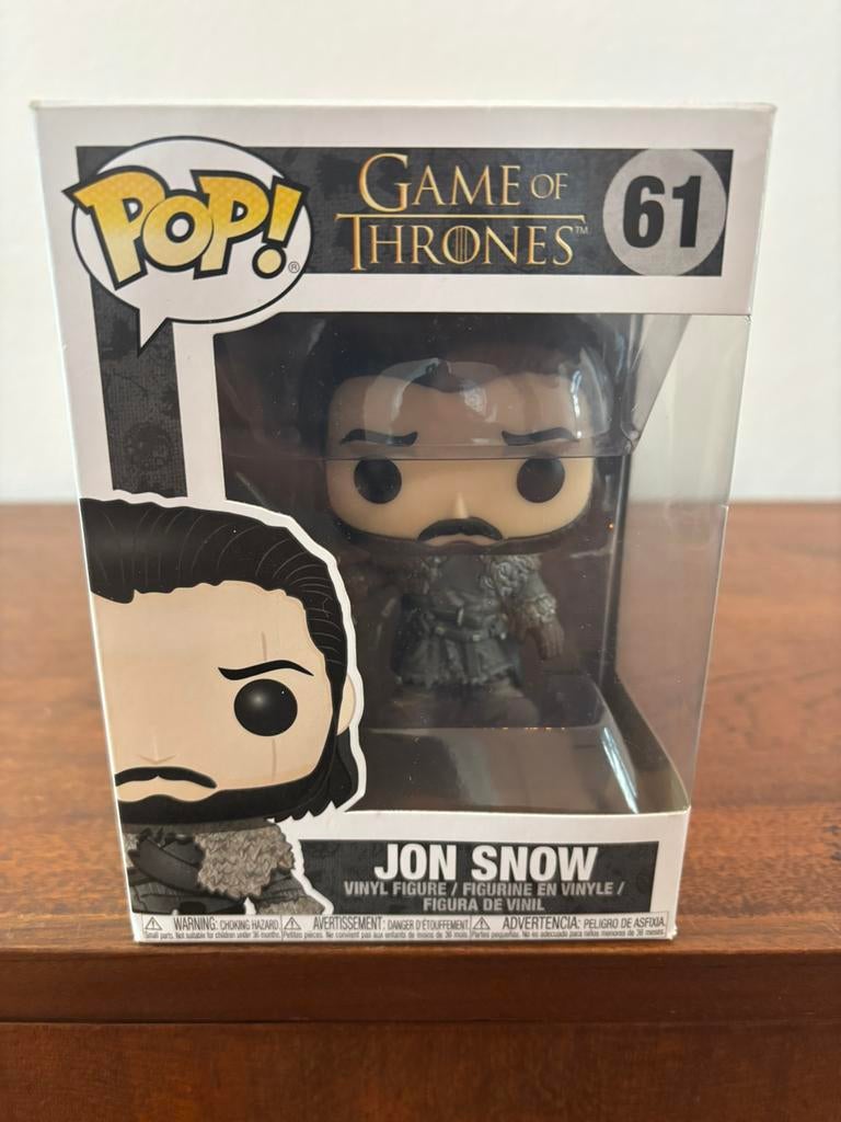 Funko Pop Jon Snow #61 – Game of Thrones, Collections, Jouets miniatures, Enlèvement ou Envoi, Comme neuf