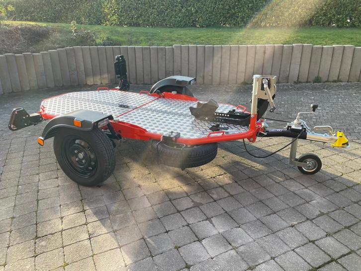 Remorque moto, Auto diversen, Aanhangers en Bagagewagens, Nieuw, Ophalen