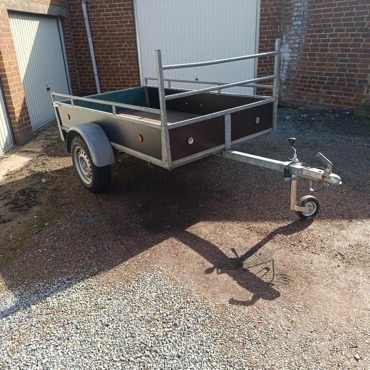 Remorque simple essieu pour 750kg état comme neuf, Autos : Divers, Remorques, Utilisé, Enlèvement