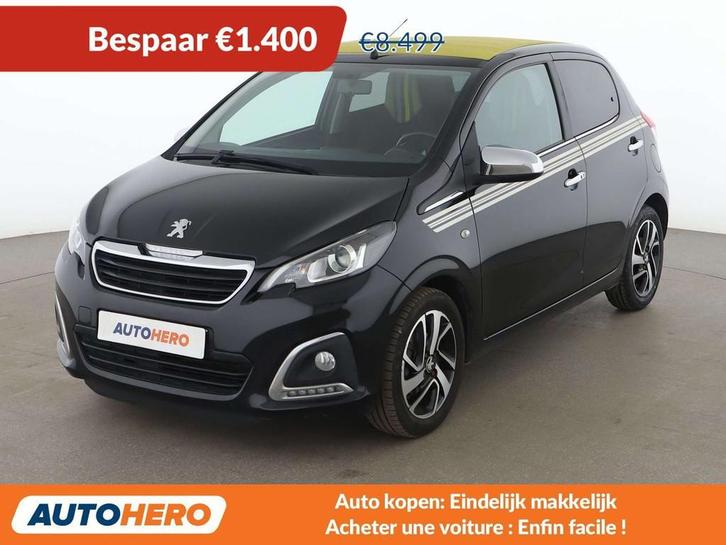 Peugeot 108 1.0 VTi TOP Collection, Autos, Peugeot, Achat, ABS, Airbags, Air conditionné, Bluetooth, Ordinateur de bord, Verrouillage central