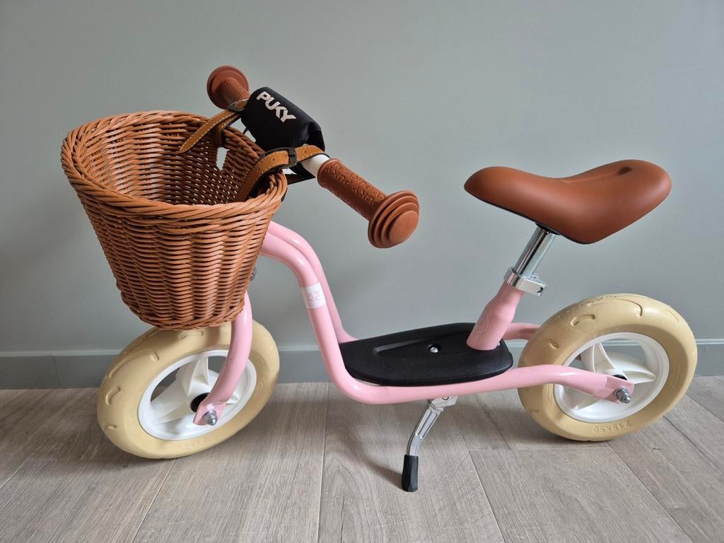 PUKY loopfiets Starter Classic retro roze, Ophalen of Verzenden, Zo goed als nieuw, Loopfiets