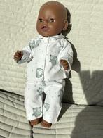 91. babyborn: Nieuwe witte flanellen pyjama, Ophalen of Verzenden, Nieuw, Babypop