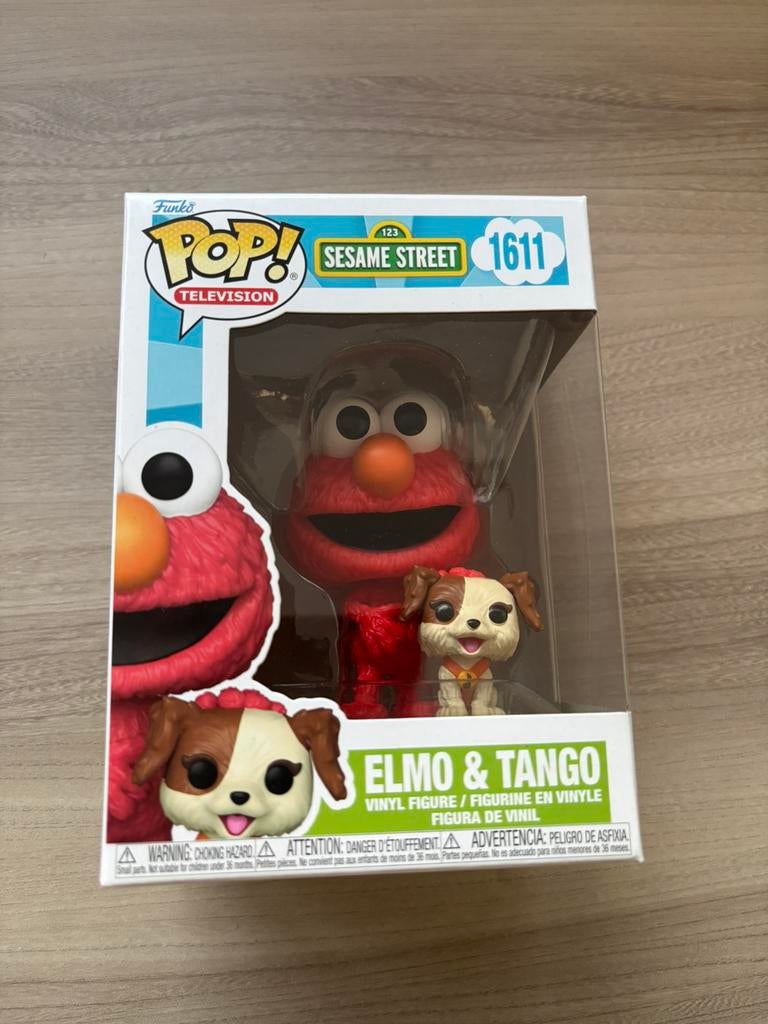 Funko Pop! Elmo & Tango #1611 – Sesame Street Vinyl Figure, Ophalen of Verzenden, Zo goed als nieuw