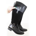 Belles bottes tiramisu en cuir suédé s16 (taille 38) €95, -, Comme neuf, Bottes hautes, Tiramisu, Noir