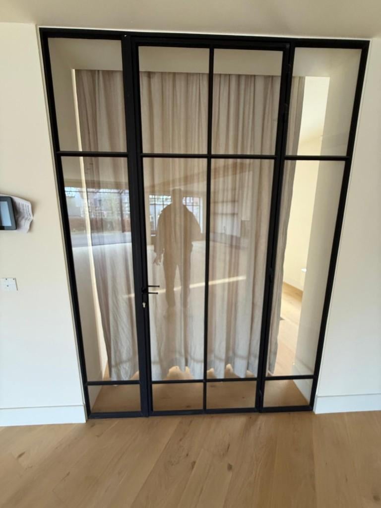 Porte intérieure en metal, Verre, Enlèvement, 120 cm ou plus, 215 cm ou plus