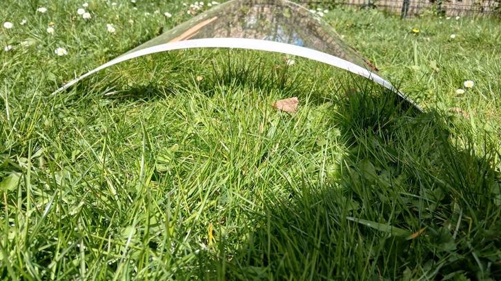 Gratis plastic overkapping ideaal voor serre, Tuin en Terras, Gras en Kunstgras, Ophalen