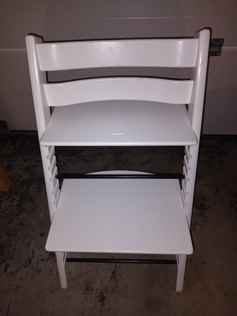 Tripp trapp stokke, Enlèvement, Comme neuf, Chaise évolutive