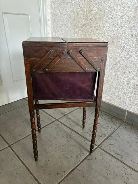 Boîte à couture vintage en bois, Enlèvement, Utilisé, Autres types