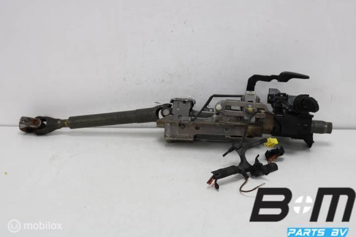 Stuuras + contactslot en sleutel VW Caddy 2K 1T1419502M, Gebruikt