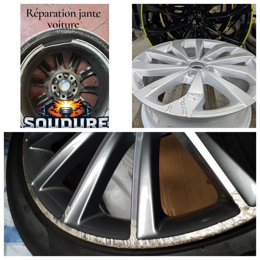 Réparation jante fissuré griffer voiler liege, Enlèvement ou Envoi