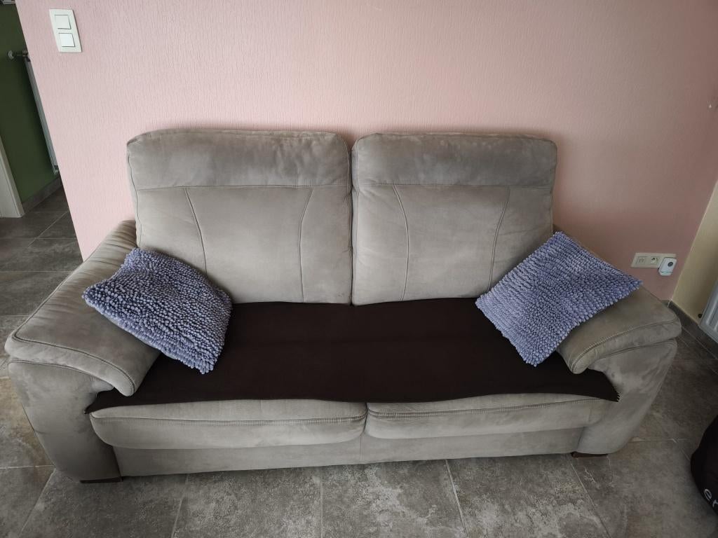 stoffen zetel 2,5 zit. 2 stuks, Ophalen, Stof, Gebruikt, 150 tot 200 cm