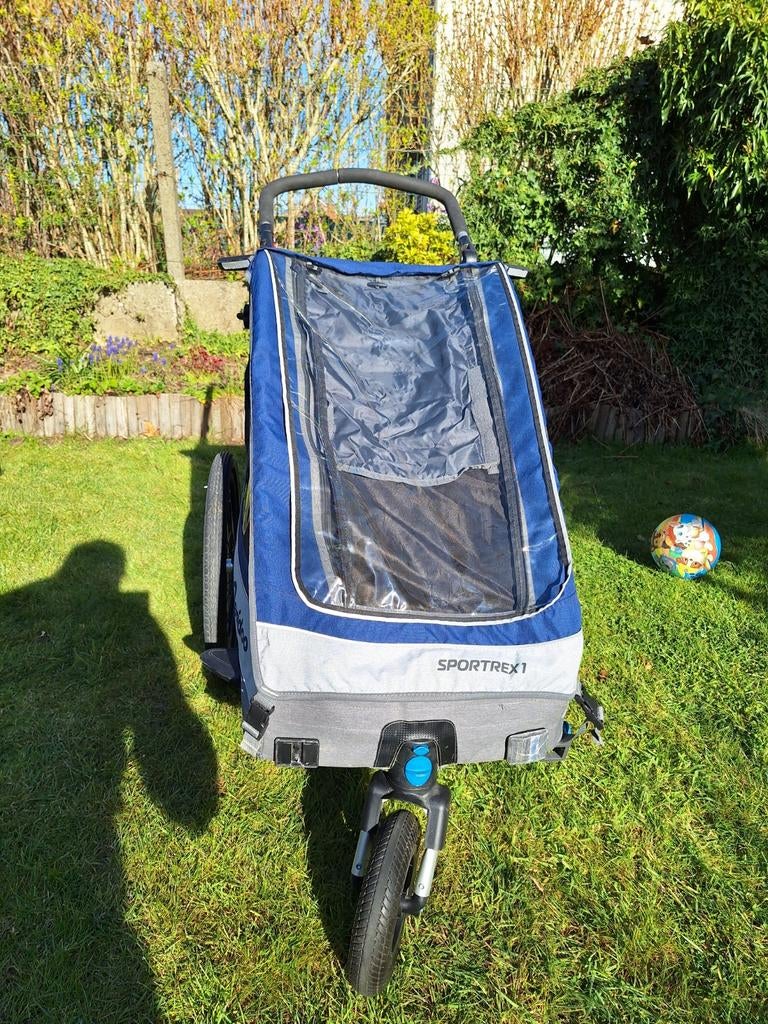 Remorque vélo pour enfant Qeridoo, Vélos & Vélomoteurs, Accessoires vélo | Remorques, Comme neuf, Remorque pour enfant, Moins de 20 kg