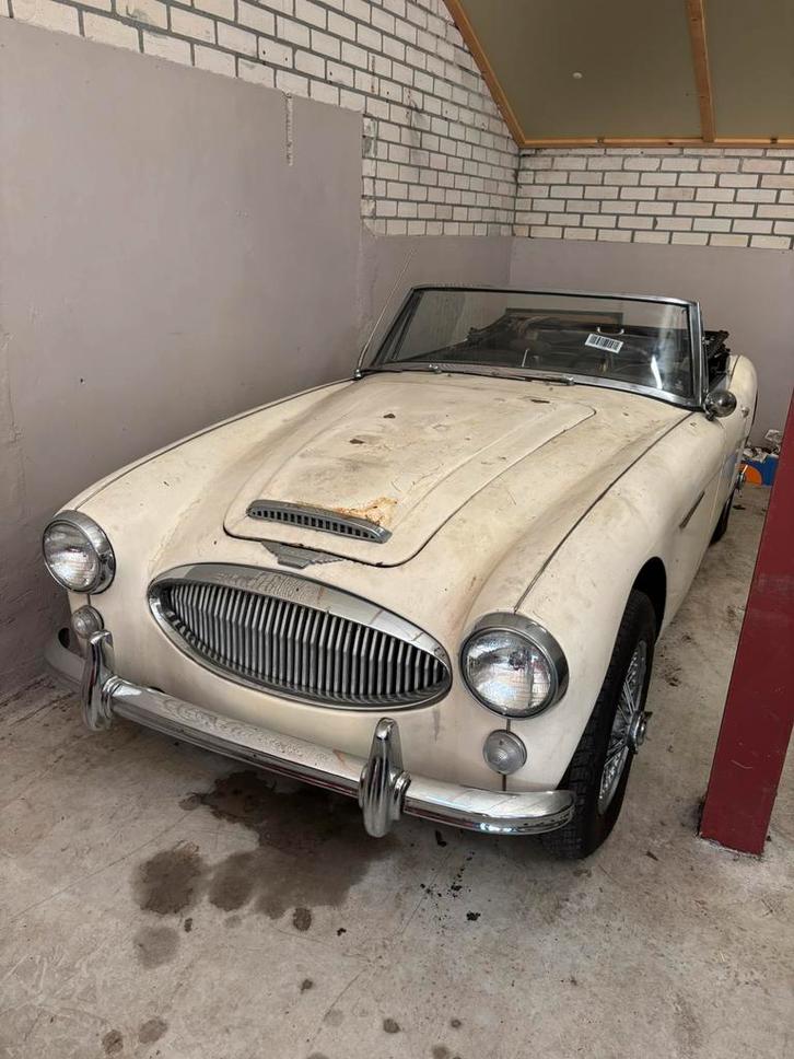 Austin Healey 3000 MK III BJ8 Cabriolet 1966, Autos, Oldtimers & Ancêtres, Particulier, Austin, Cabriolet, Noir, Enlèvement