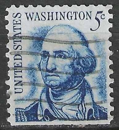 USA 1965/1966 - Yvert 796a - George Washington (ST), Verzenden, Gestempeld