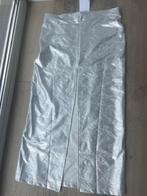 Bershka moderne lange rok zilverkleurig/ oranje, Kleding | Dames, Rokken, Maat 38/40 (M), Nieuw, Oranje, Ophalen of Verzenden