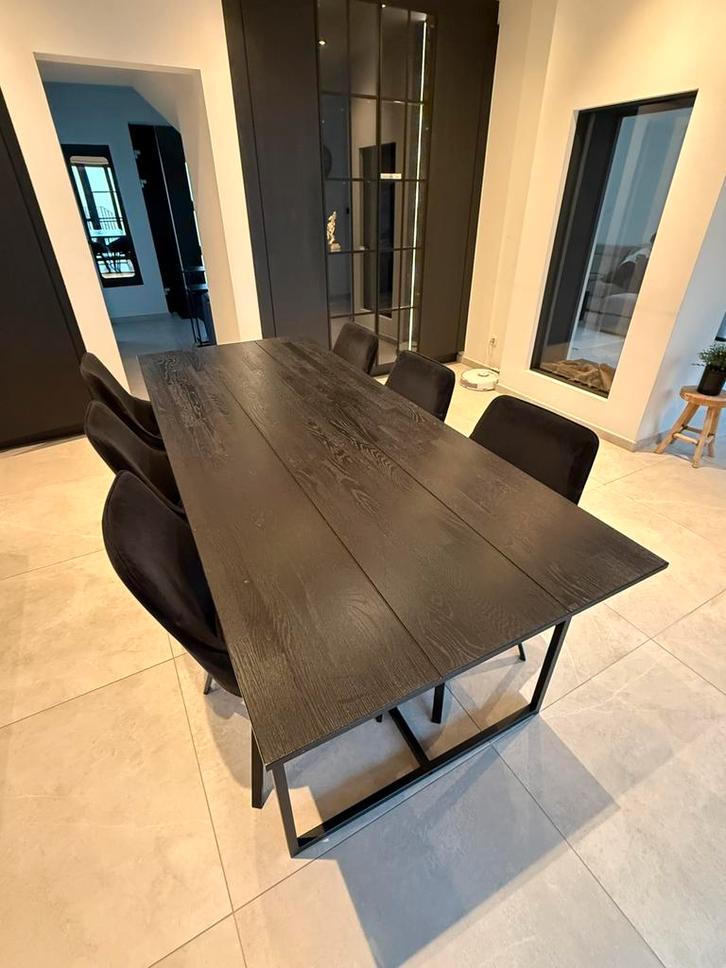 Table de salle à manger moderne - design industriel, Maison & Meubles, Tables | Tables à manger, Utilisé, 50 à 100 cm, 200 cm ou plus