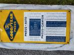 Goodyear emaille plaat, Ophalen of Verzenden, Gebruikt, Reclamebord