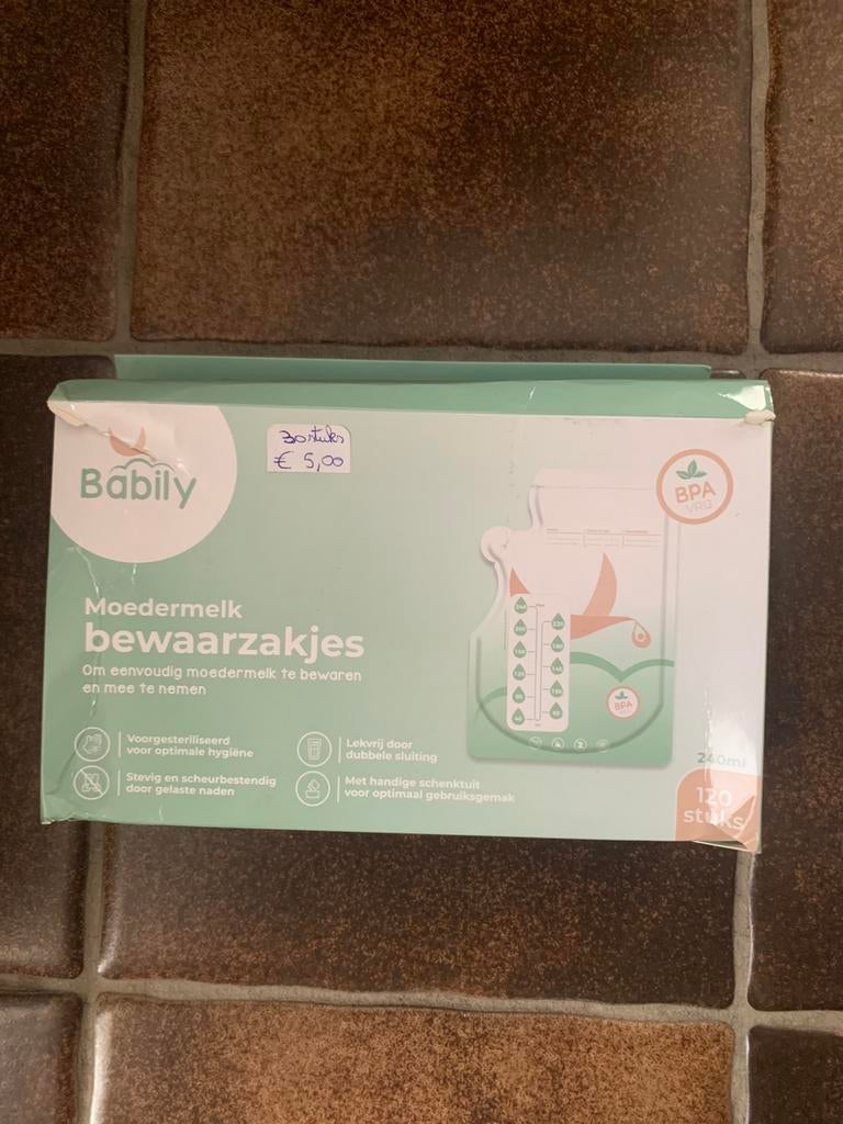 Borstvoedingsmelk bewaarzakjes, Kinderen en Baby's, Ophalen, Nieuw, Borstkolf