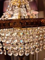 Vintage stalamp ECHT kristal, Huis en Inrichting, Lampen | Kroonluchters, Ophalen