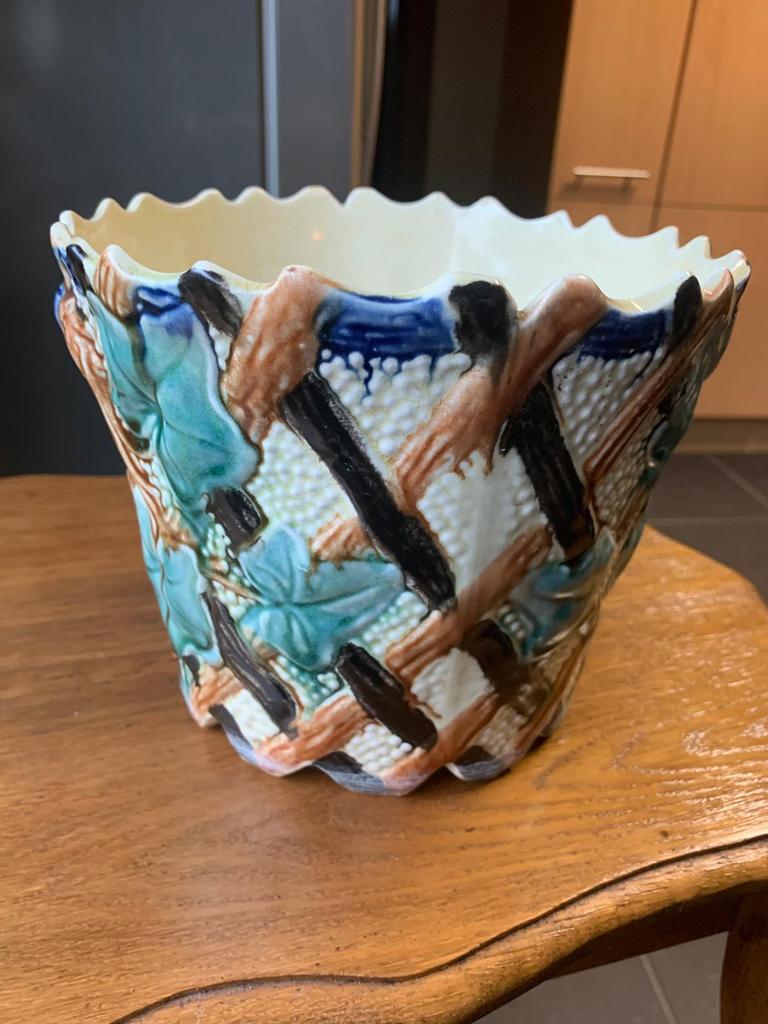 Mooie antieke bloempot speciaal model, Antiek en Kunst, Antiek | Schalen, Ophalen