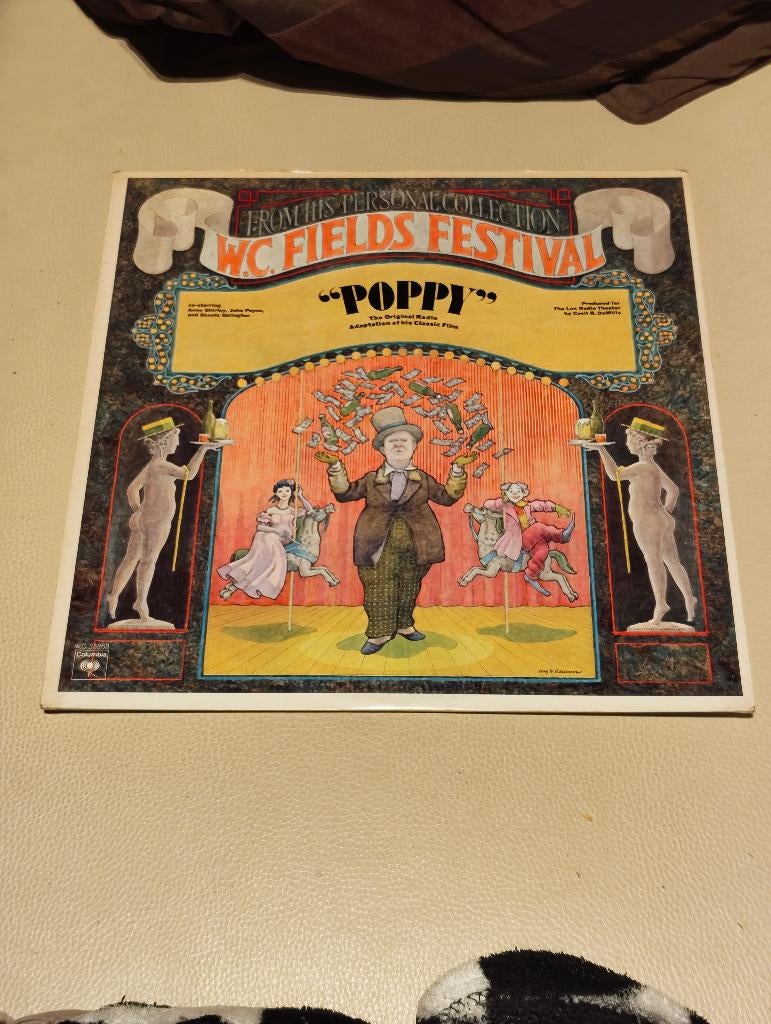 3 Lp's van W.C. Fields, Cd's en Dvd's, Vinyl | Overige Vinyl, Verzenden, Voor 1960, Gebruikt, Overige formaten