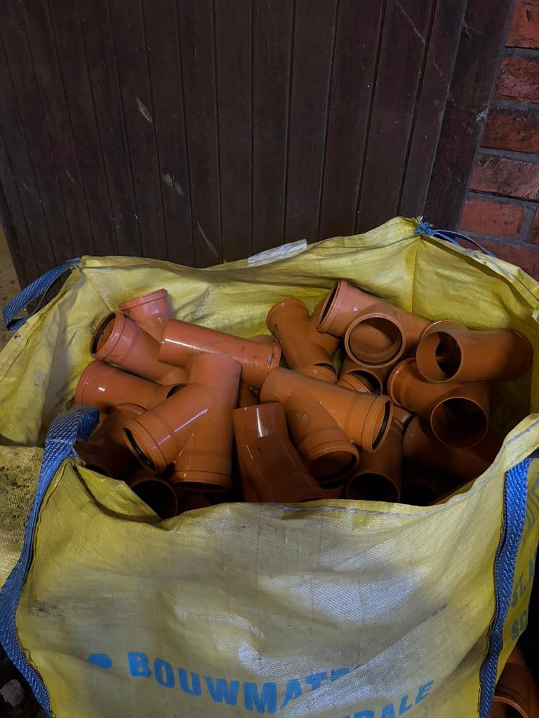 Afvoer materiaal pvc 50/40/120/125 +buizen, Ophalen