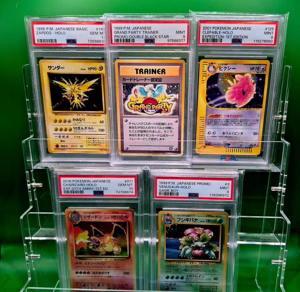 Pokémon japanese PSA slabs zapdos charizard venusaur promo, Hobby & Loisirs créatifs, Jeux de cartes à collectionner | Pokémon