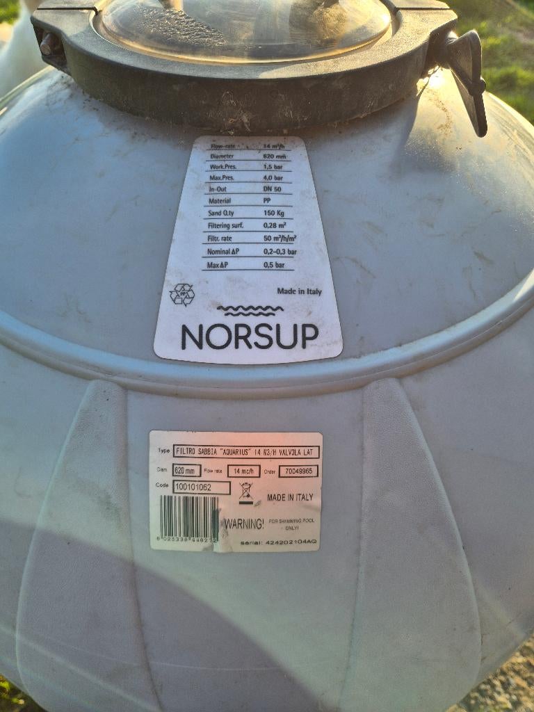 Zandfilter, Ophalen, Gebruikt, Filter