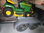 John deere lt 170 en grasmaaier +aanhangwagen, Tuin en Terras, Zitmaaiers, Ophalen of Verzenden