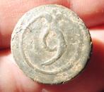 Franse uniformknoop leger Napoleon 9e Regiment (tin?) Ligny, Verzamelen, Militaria | Algemeen, Verzenden, Landmacht, Overige typen