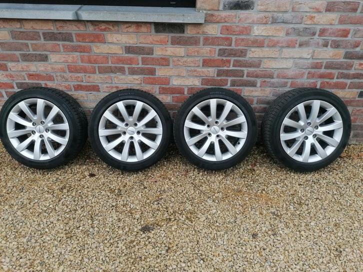 Jantes et pneus VW / AUDI / SEAT / SKODA, Autos : Pièces & Accessoires, Pneus & Jantes, Pneu(s), 4 Saisons, 17 pouces, 205 mm