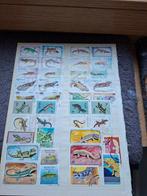 Postzegels reptillen, Ophalen