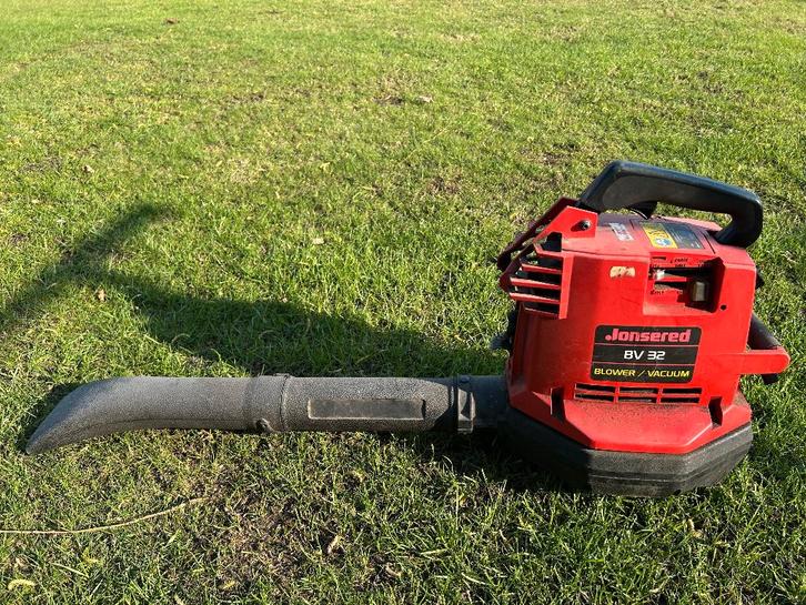 bladblazer, Tuin en Terras, Bladblazers, Gebruikt, Handgedragen, Benzine, Met opvangzak, Met zuigfunctie, Ophalen