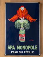 Emaille Spa Monopole (Emaillerie Belge 2014), Verzamelen, Ophalen, Nieuw, Reclamebord