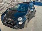 Abarth 595 Turismo 70th anniversary Zwart Cabrio (bj2019), Auto's, 4 zetels, 4 cilinders, Cabriolet, Zwart