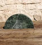 vintage servet houder groene marmer, Antiek en Kunst, Ophalen