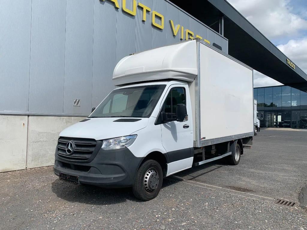 Mercedes-Benz Sprinter 514 CDI*LAADKLEP*CRUISE*AIRCO*, Auto's, Euro 6, 4 cilinders, Wit, Mercedes-Benz