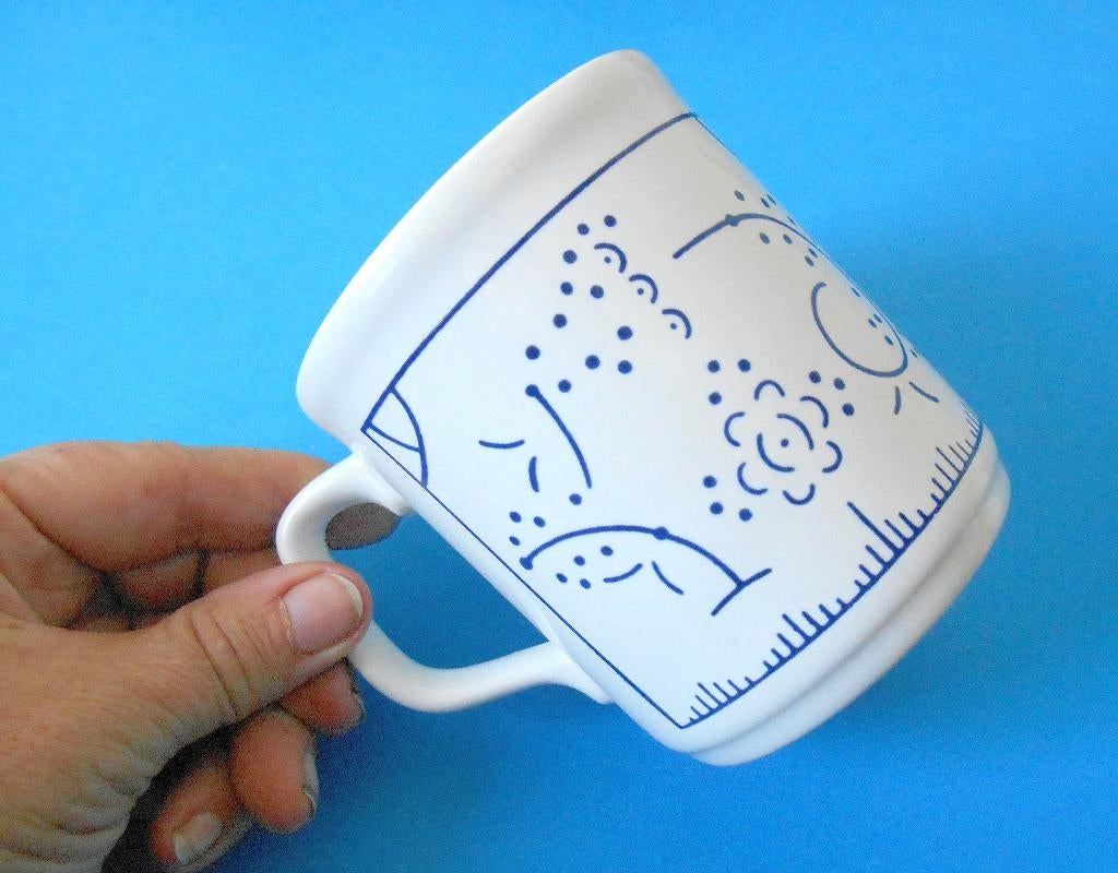 4 Copenhague mokken van Boch, Ophalen of Verzenden